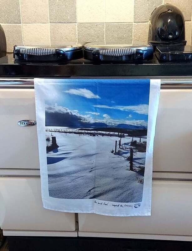 'Snow' Inspired By Orkney Tea Towels