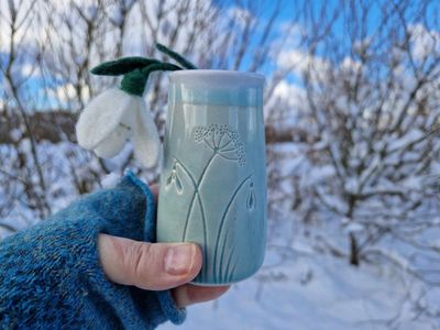 Handmade Bespoke Snowdrop Vase Handmade Bespoke Snowdrop Vase