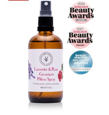 Lavender & Rose Geranium Pillow Spray Lavender & Rose Geranium Pillow Spray
