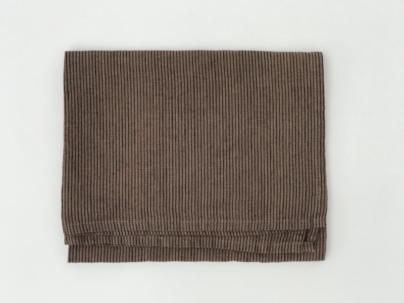Mocha Brown Linen Kitchen Towel
