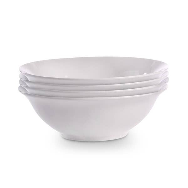 White Serving Bowl