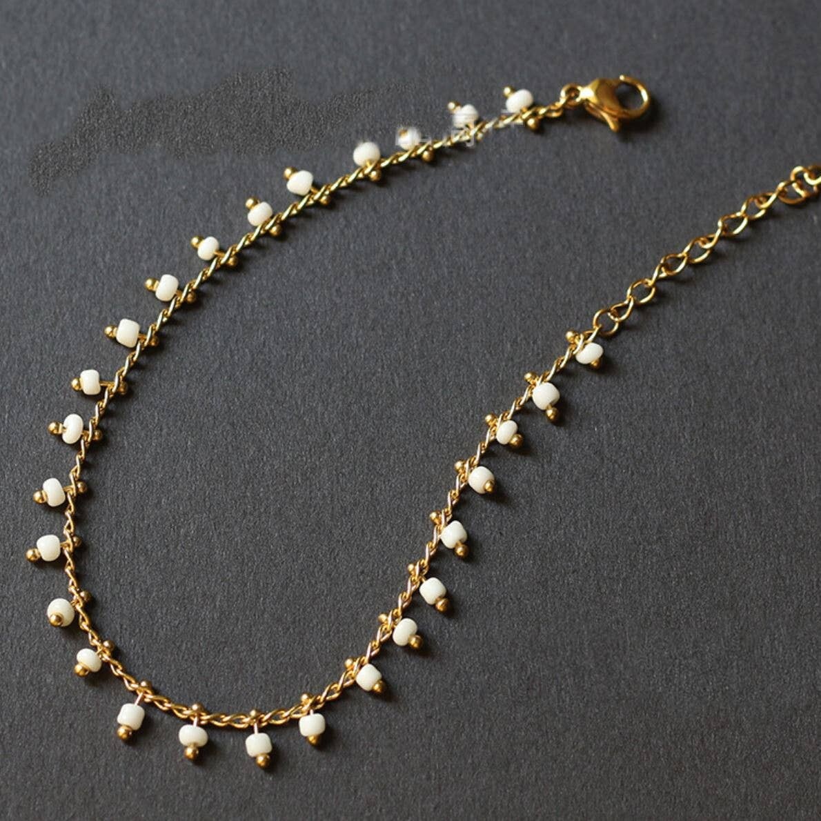 Bracelet Gold / White