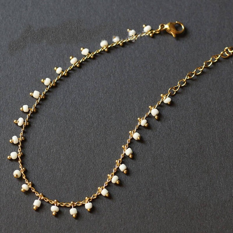 Bracelet Gold / White