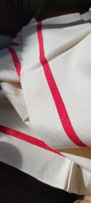 French Linen Striped Towel