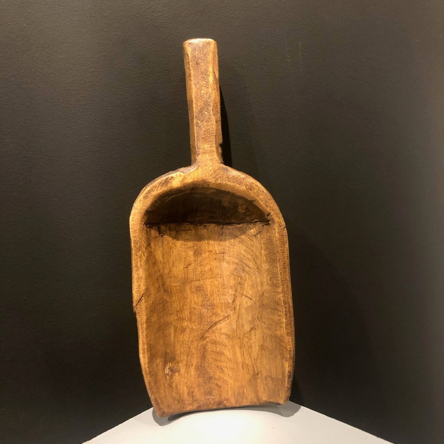 Hand Carved Wooden Scooper