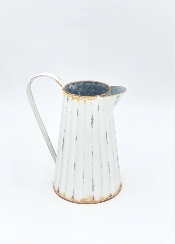 Galvanized Pitcher