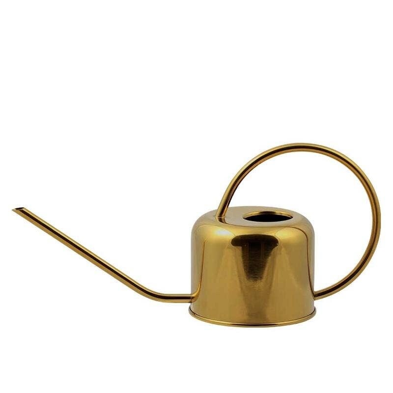 Watering Can Glossy Brass