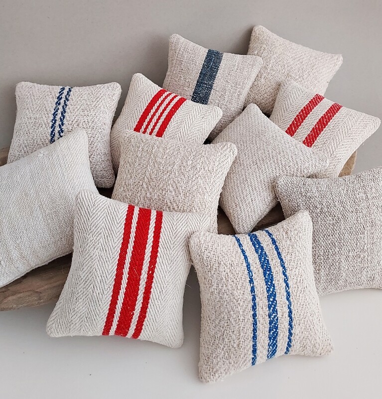 Grain Sack Lavender Sachet