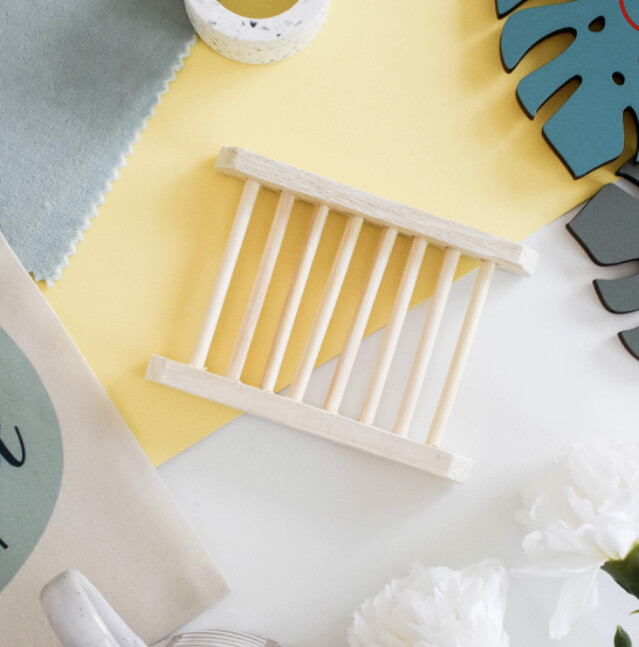 Ladder Style Bamboo Soap Dish