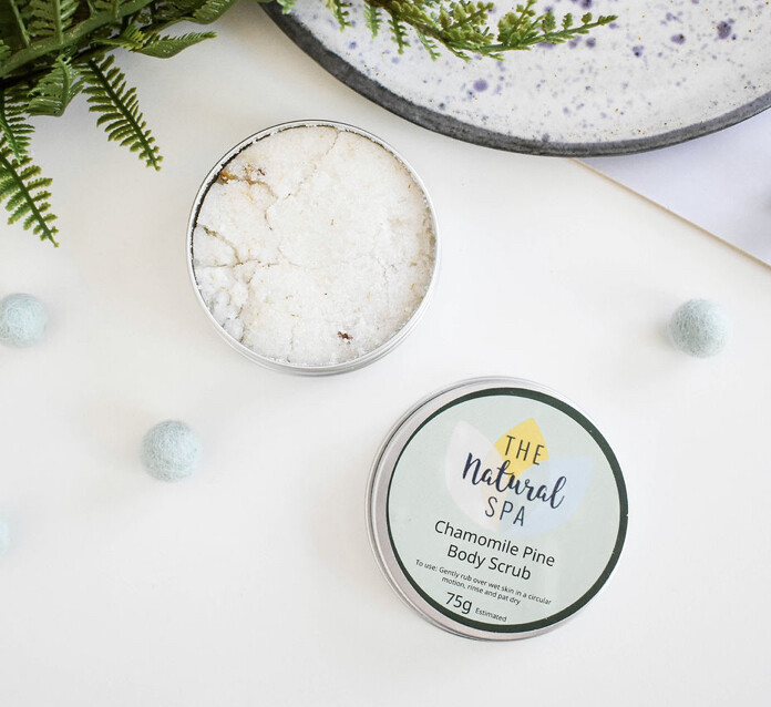 Chamomile Pine Natural Body Scrub