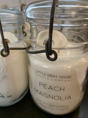 Peach Magnolia Soy Candle