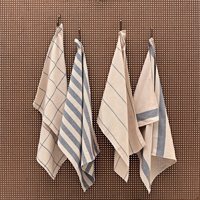 Blue Striped Kitchen Towel