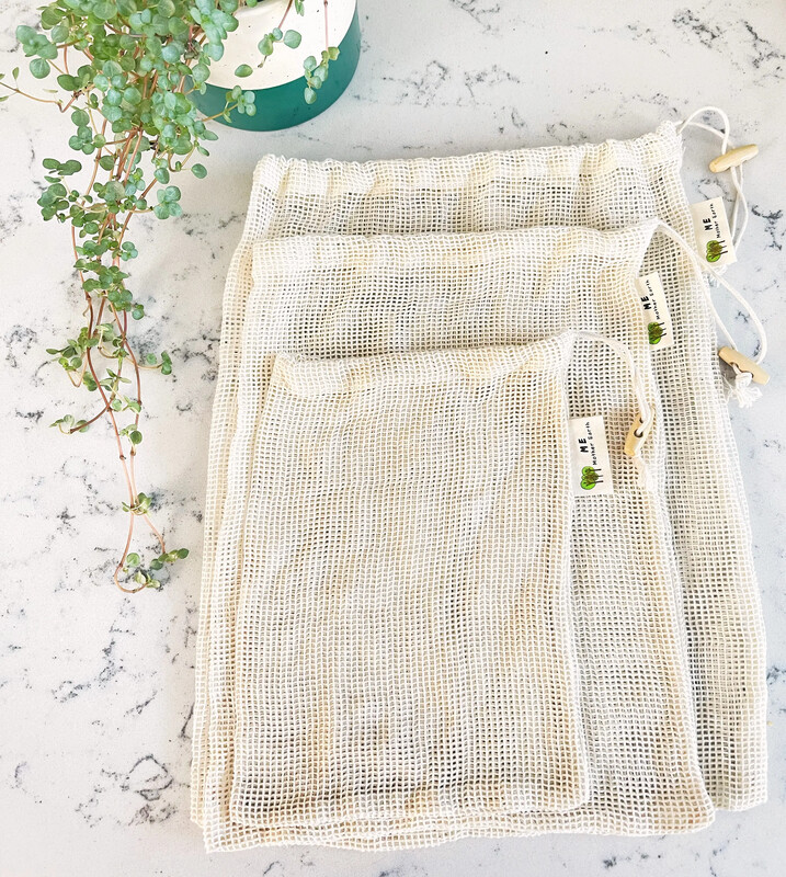 Eco-Friendly Cotton Mesh Produce Bags