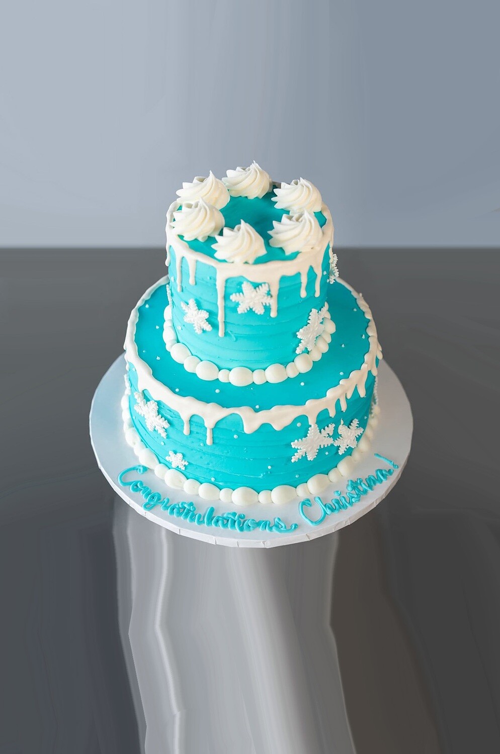 Winter Wonderland 2 Tier Cake
