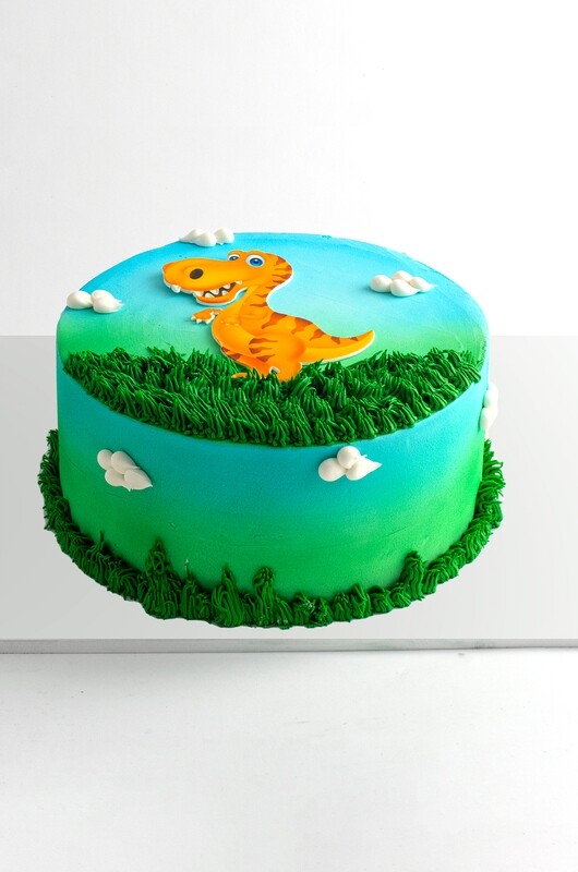 DINO-mite! 10 Inch Round Cake