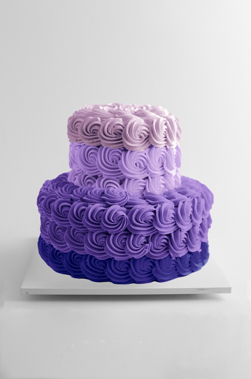 Everything's Coming Up Rosettes 2 Tier Cake