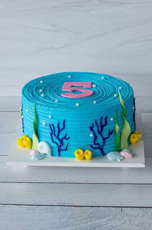Under The Sea 10 Inch Round Cake