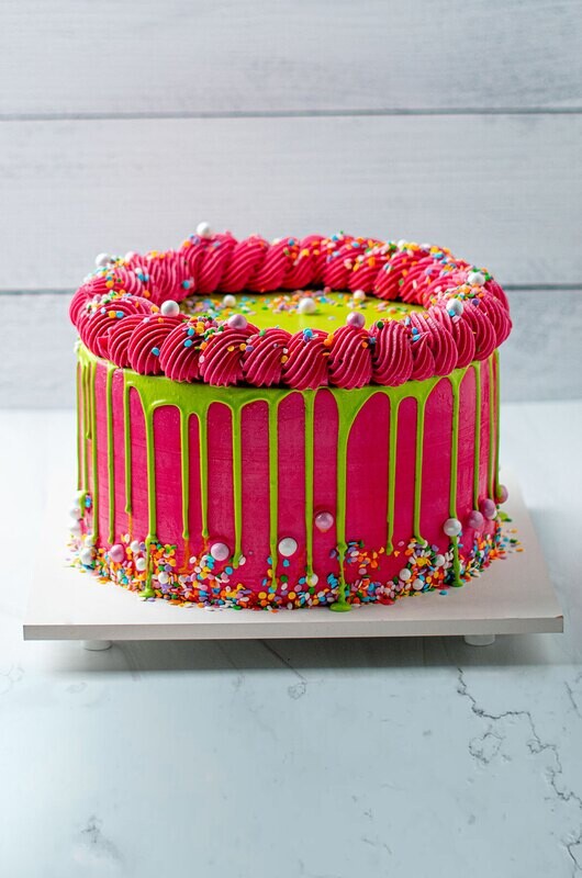 Confetti Drip Cake 10 Inch Round Cake