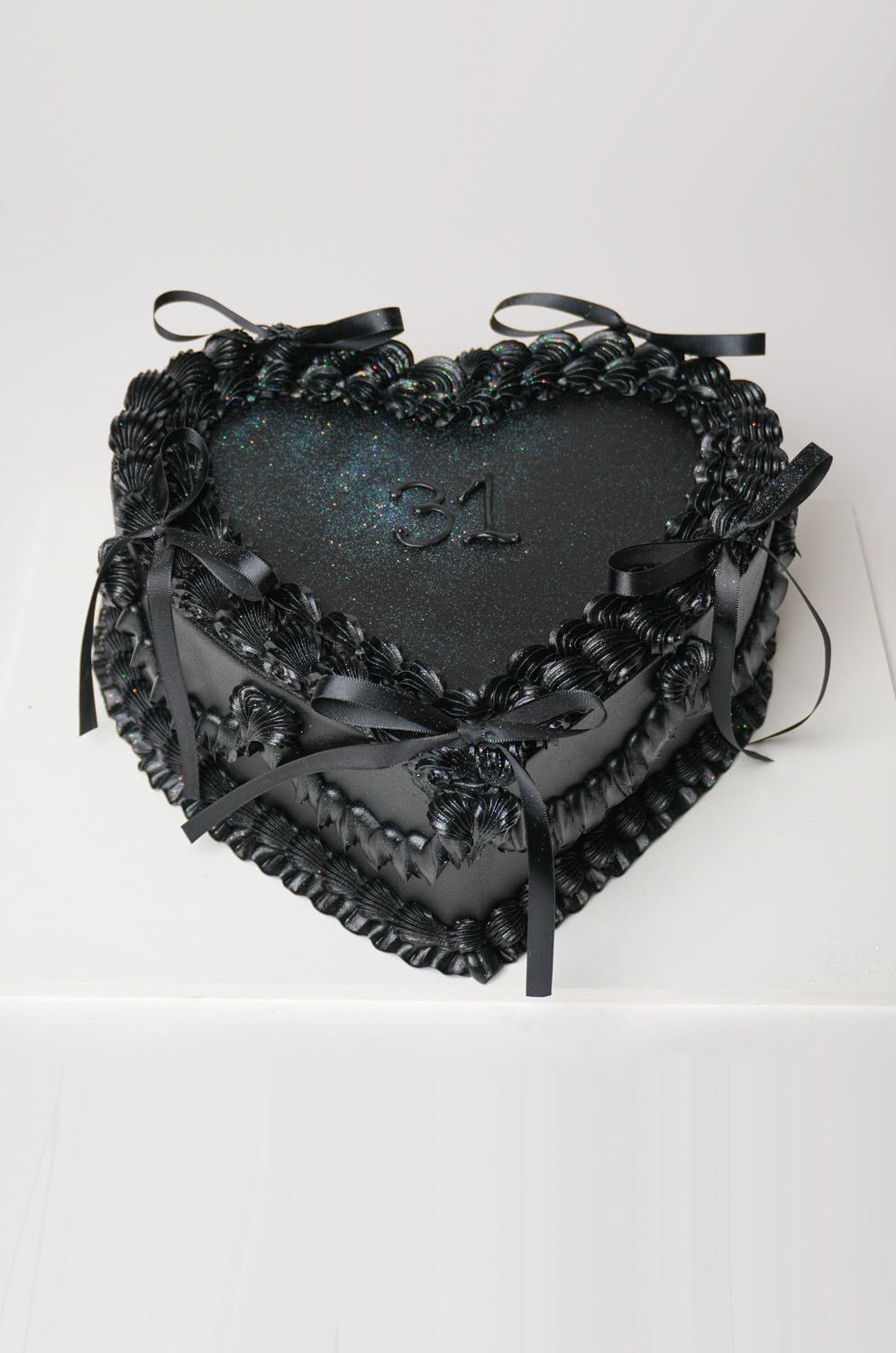 Black Heart Cake