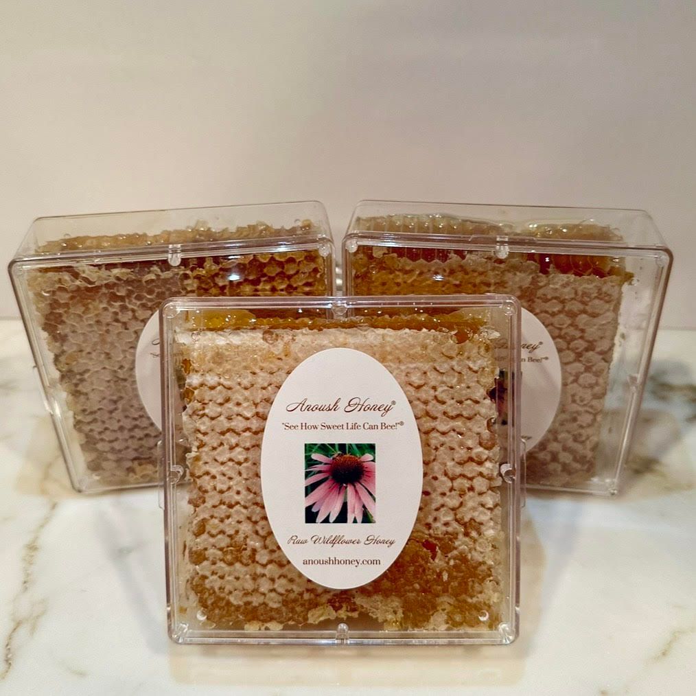 Anoush Honey® - Raw Honey Comb