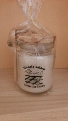 Pot verre Fleur de sel 150gr