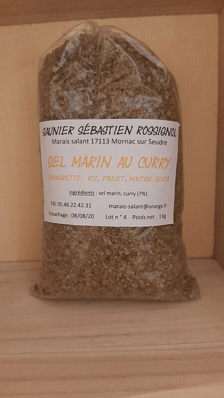 Sel "curry" sachet de 1kg