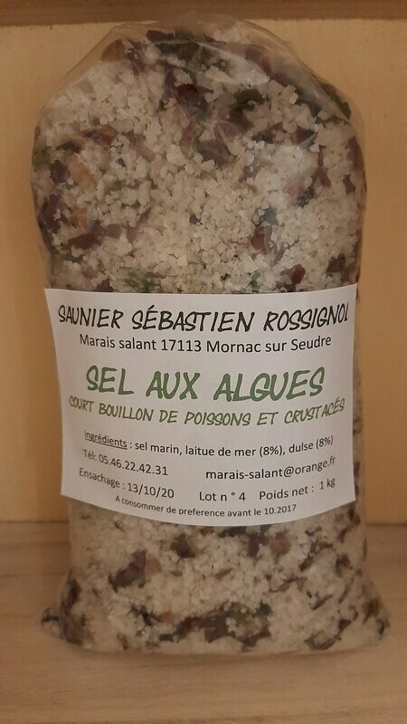 Sel "algues" sachet de 1kg