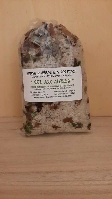 Sel "algues" sachet de 250gr
