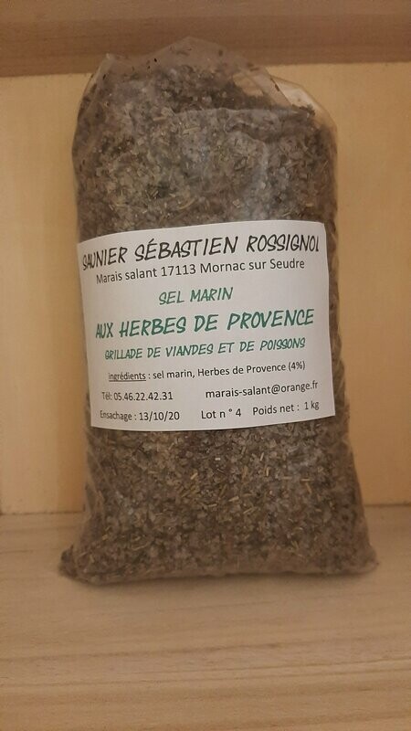 Sel "herbes de Provences" sachet de 1kg