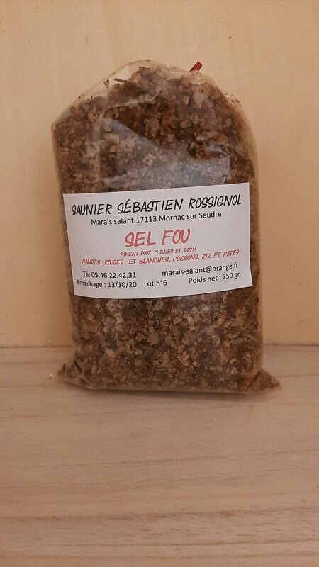 Sel Fou sachet de 250gr