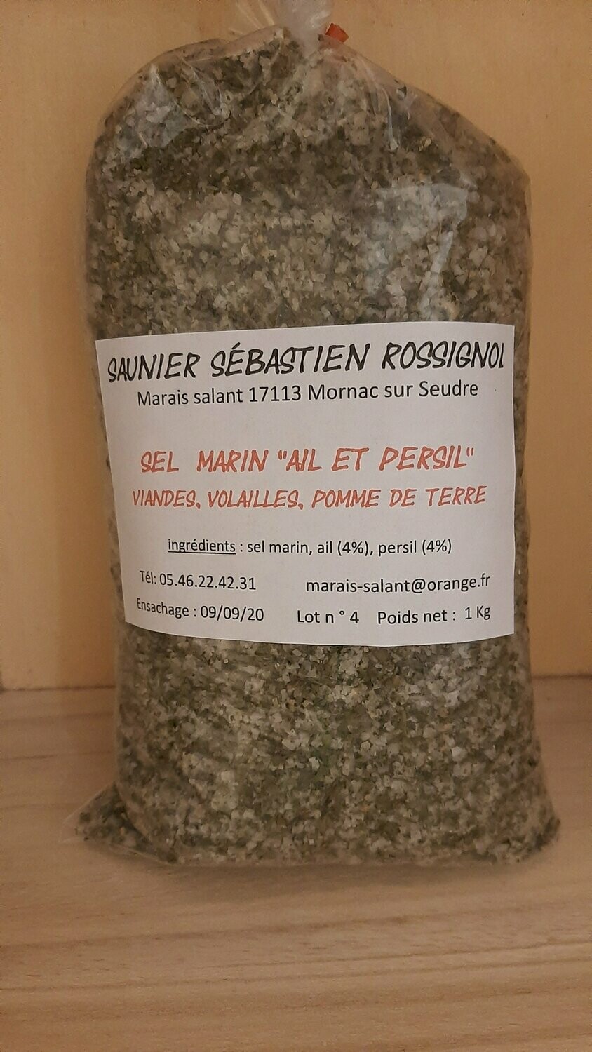 Sel "ail et persil" sachet de 1kg