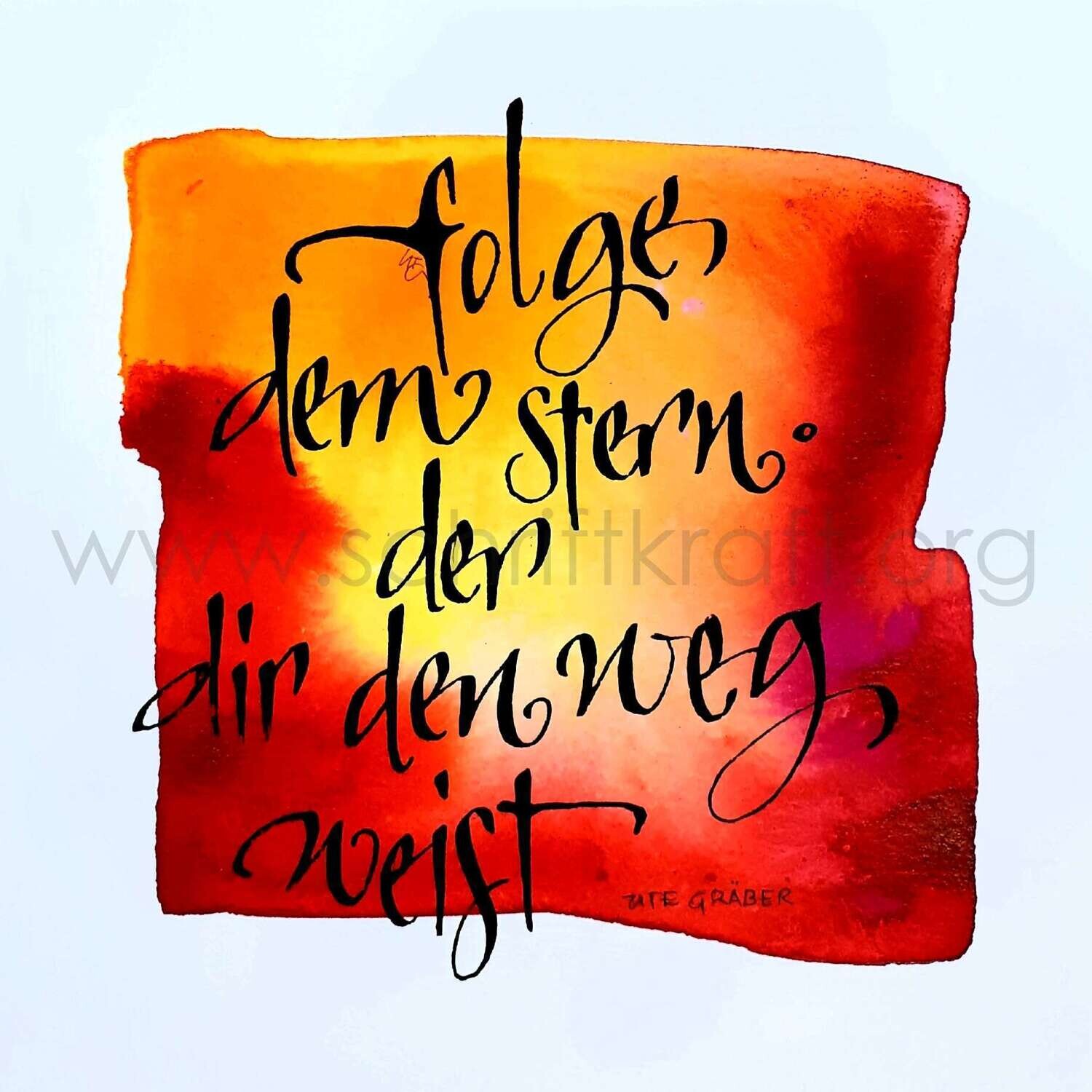 folge dem Stern der dir den Weg weist