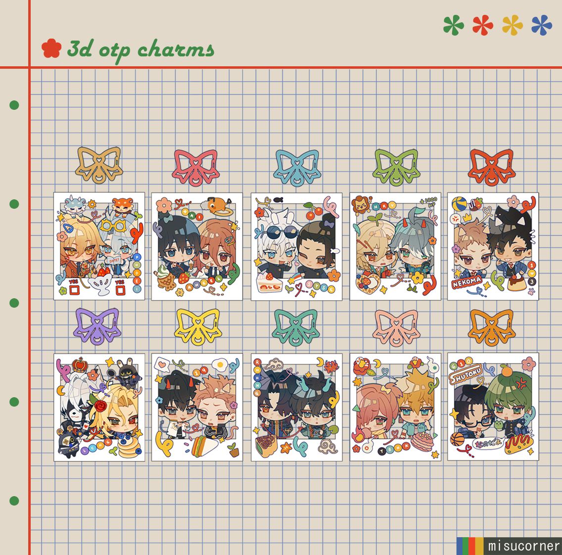 3D OTP Charms