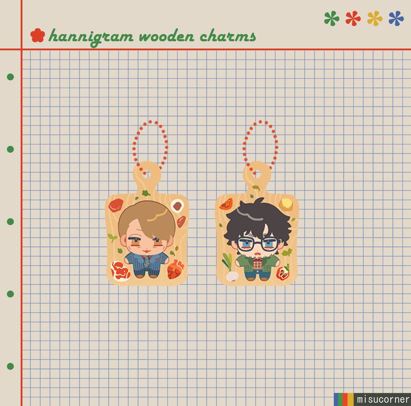 Hannigram Wooden Charms