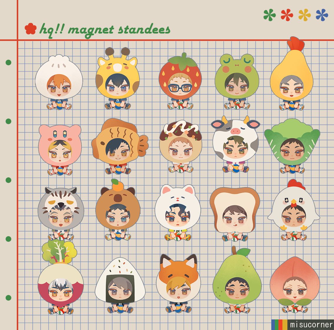 Haikyuu Magnet Standees