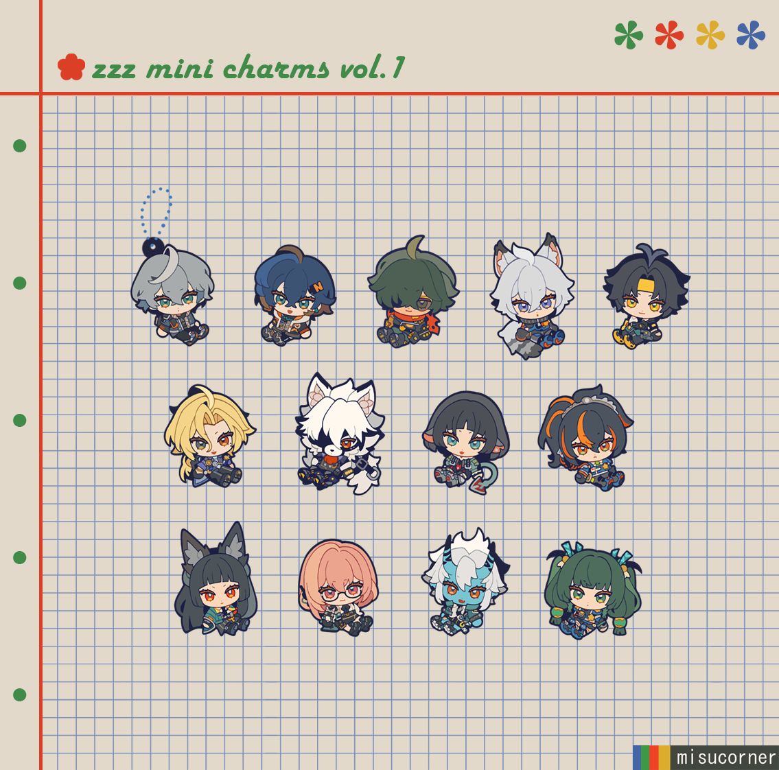 ZZZ Mini Charms Vol. 1