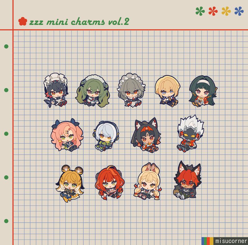 ZZZ Mini Charms Vol. 2
