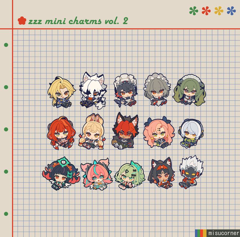 ZZZ Mini Charms Vol. 2