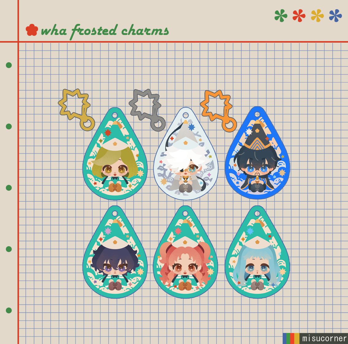 Witch Hat Atelier Frosted Charms