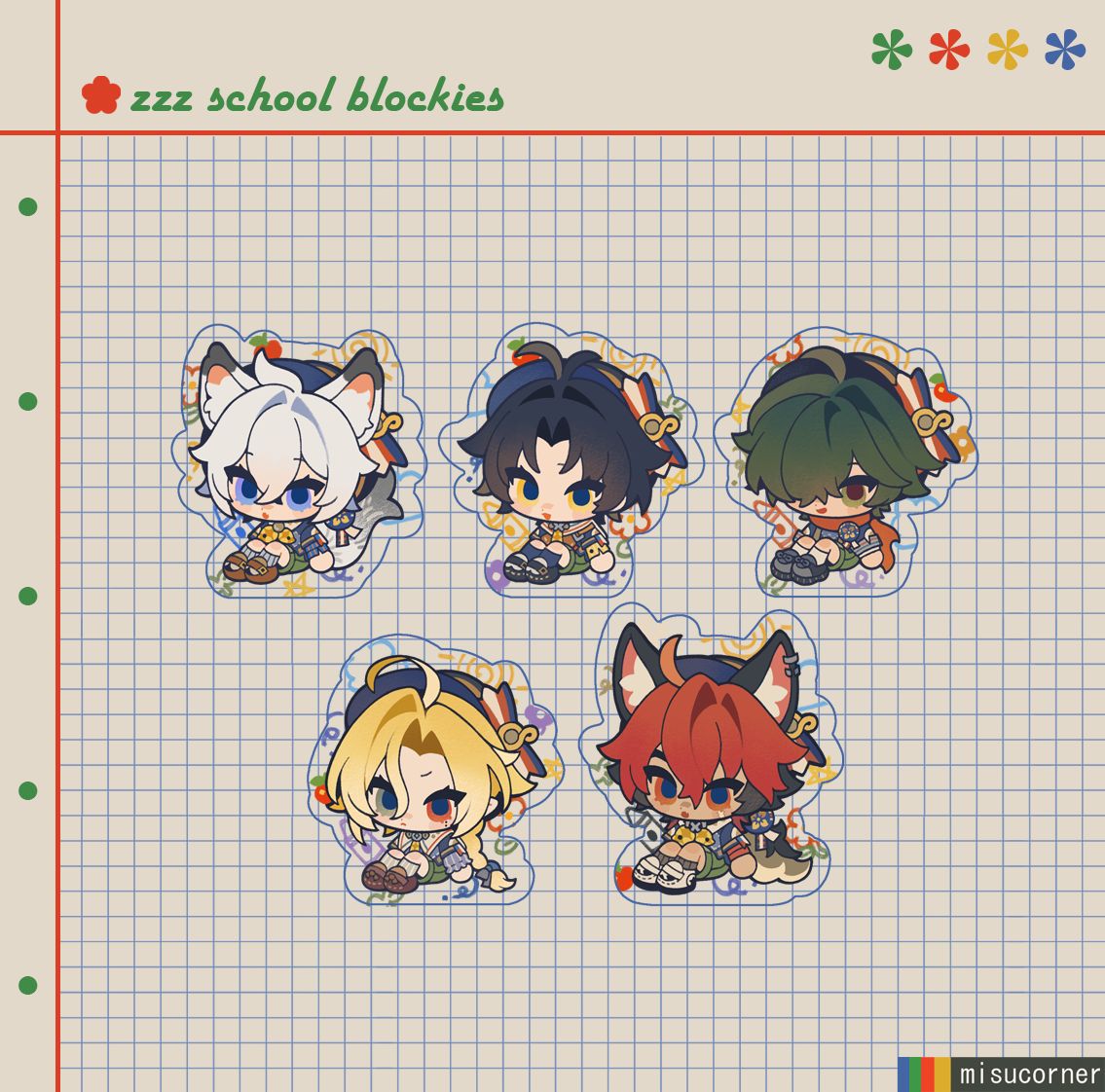 ZZZ School Blockies