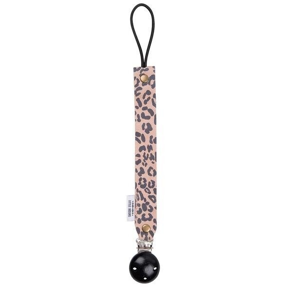 Speenkoord Leopard Small Rose Quartz