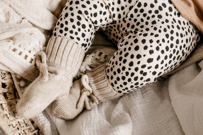 Merino Wol Slofjes - Sand