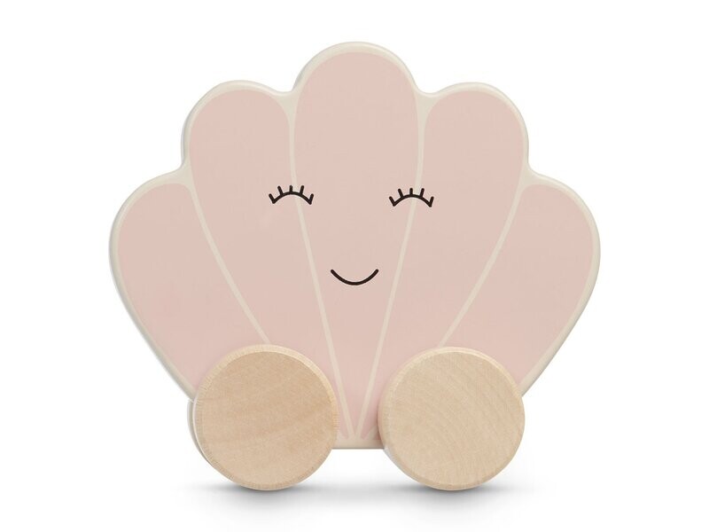 Houten Speelgoedauto Shell Pink