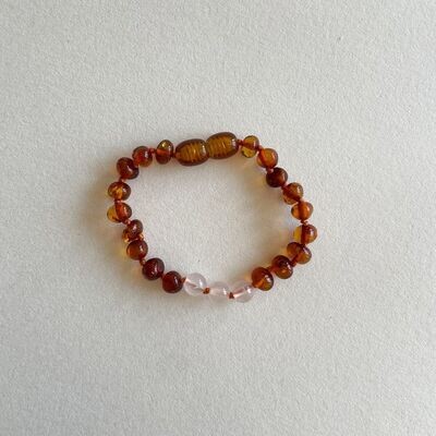 Dreumes Armbandje Barnsteen  - Unconditional Love