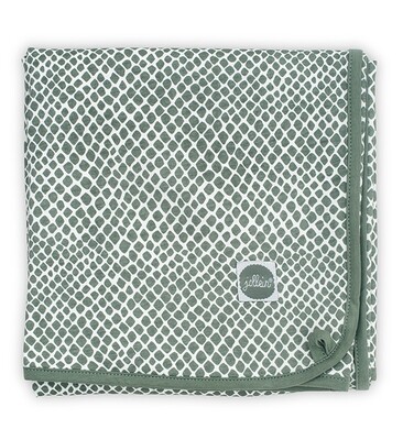 Jollein Dekentje Jersey - Snake Ash Green