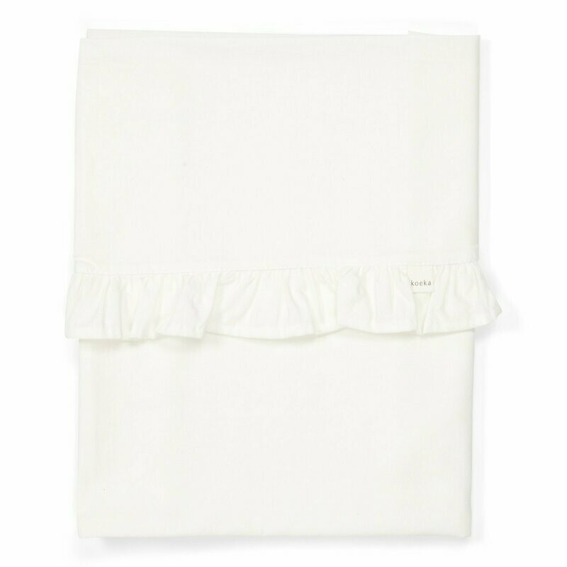 Laken Wieg Ruffle Koeka