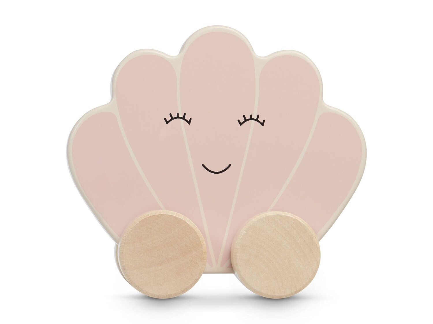 Houten Speelgoedauto Shell Pink