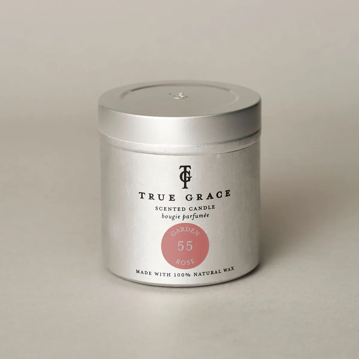 GARDEN ROSE TIN CANDLE