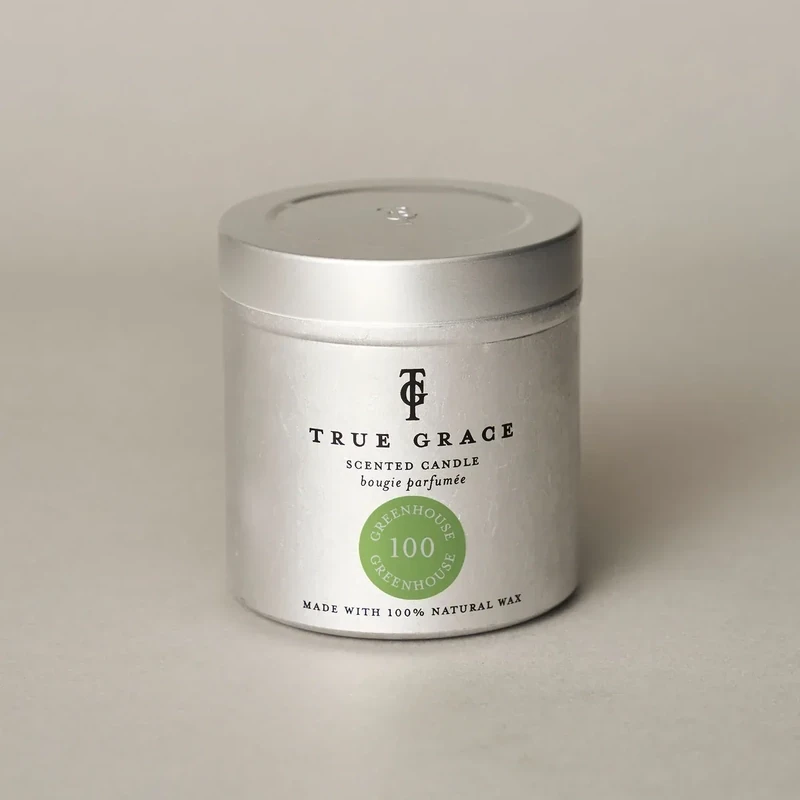 GREENHOUSE TIN CANDLE