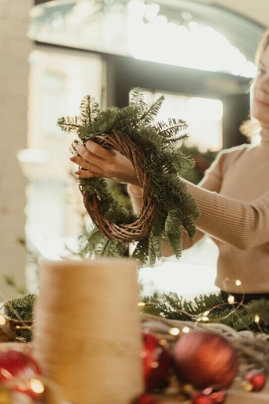 The Olney wreath workshop! Friday 6TH December Carlton House